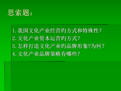 文化产业经营和品牌策略.pptx